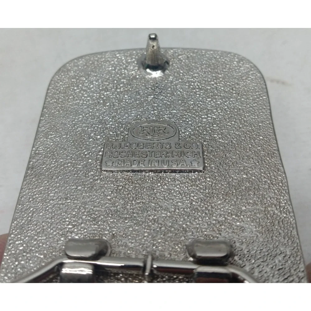 VTG Ford Motor Company Logo Emblem Belt Buckle‎ by RJ Roberts & Co. [USA MADE]